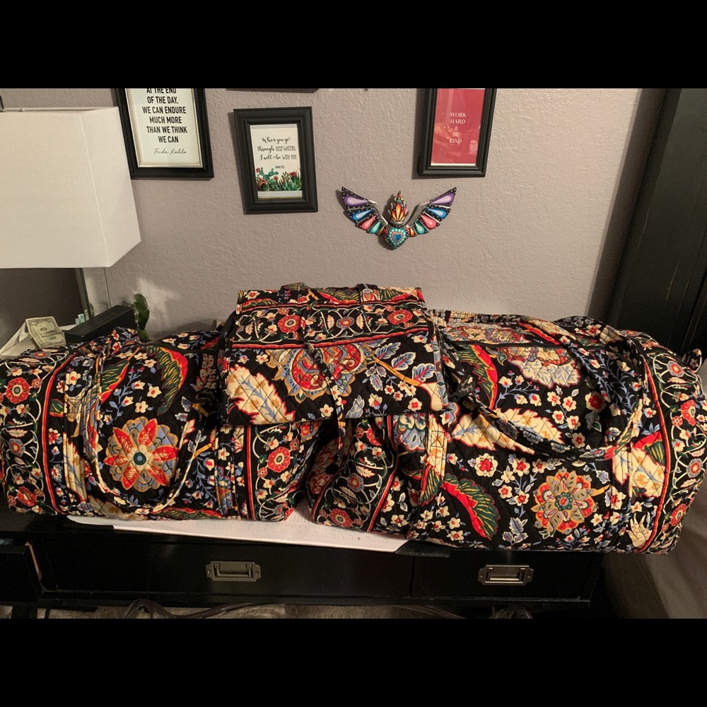 Vera Bradley Versailles  SET OF FOUR
